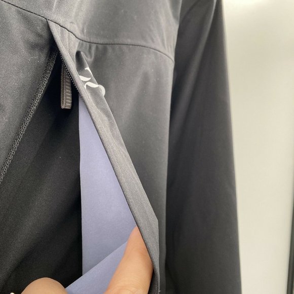 Massdrop x RAB Kinetic Jacket Men's sz L Black Waterproof Full Zip Hooded Rain - Picture 5 of 12